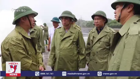 Kiểm tra công tác ứng phó bão số 3 tại Yên Bái