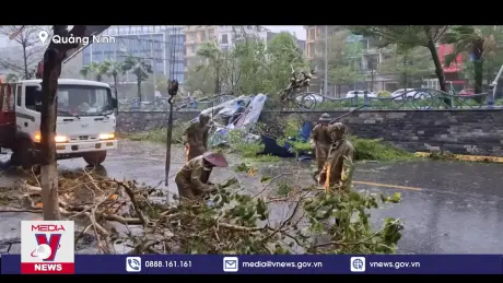 Quảng Ninh khẩn trương khắc phục hậu quả cơn bão số 3