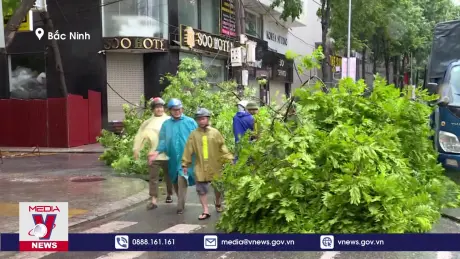 Bắc Ninh Khắc phục thiệt hại do bão số 3