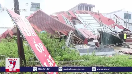 Thiệt hại do bão số 3 ở Hưng Yên ước tính khoảng 150 tỷ đồng