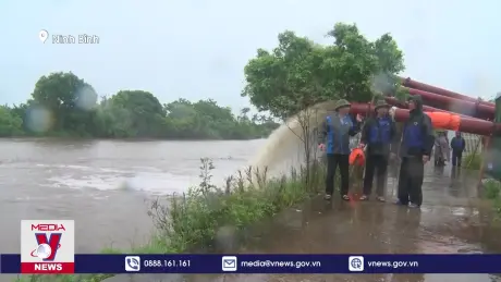 Ninh Bình tiếp tục chuẩn bị tiêu thoát úng