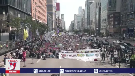 Tuần hành kêu gọi chống biến đổi khí hậu tại Hàn Quốc