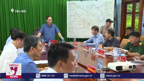 Phó Thủ tướng Bùi Thanh Sơn kiểm tra công tác ứng phó với thiên tai tại Yên Bái
