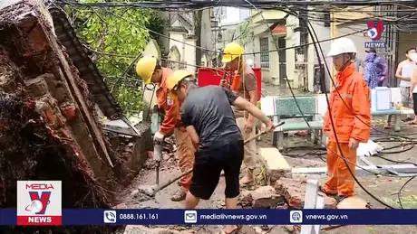 Hà Nội khẩn trương cấp điện trở lại cho người dân