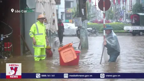 Nhiều hộ dân tại Lào Cai phải di dời khẩn cấp do ngập nước, sạt lở