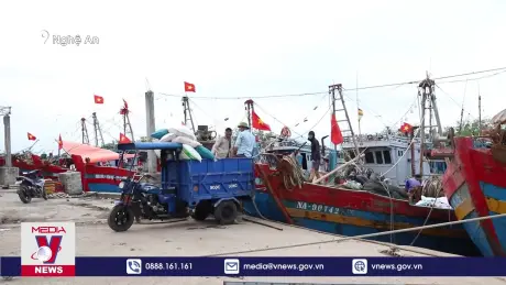 Nghệ An cho phép tàu thuyền ra khơi trở lại sau bão số 3