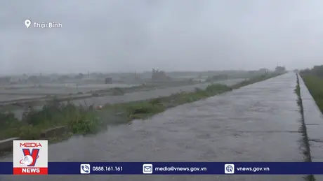 Thái Bình khẩn trương khắc phục thiệt hại bão số 3