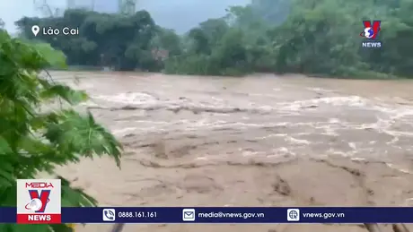 Nước sông tại các địa phương của Lào Cai dâng cao kỷ lục