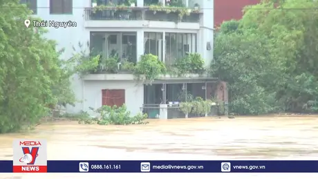 Thái Nguyên di dân trong đêm do lũ Sông Cầu dâng cao