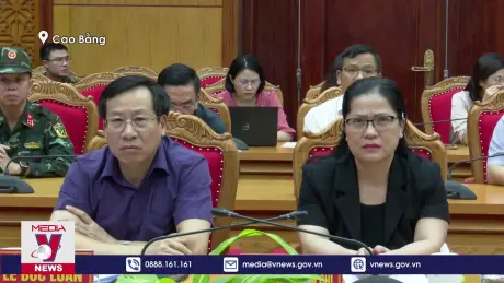 Kiểm tra công tác phòng chống thiên tai, tìm kiếm cứu nạn tại Cao Bằng