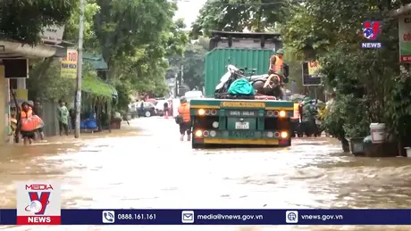 Phú Thọ sơ tán người dân vùng thấp thị trấn Hạ Hoà