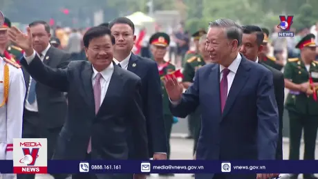 Tổng Bí thư, Chủ tịch nước Tô Lâm hội đàm với Tổng Bí thư, Chủ tịch nước Lào