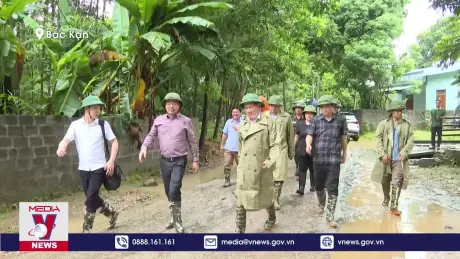 Kiểm tra, chỉ đạo công tác phòng, chống mưa lũ tại Bắc Kạn