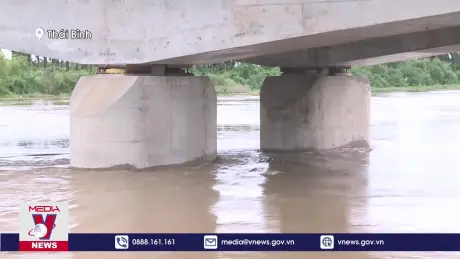 Thái Bình khẩn trương ứng phó lũ trên các sông lớn