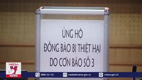 Ban Tổ chức Trung ương ủng hộ giúp đỡ đồng bào bị ảnh hưởng bởi bão số 3