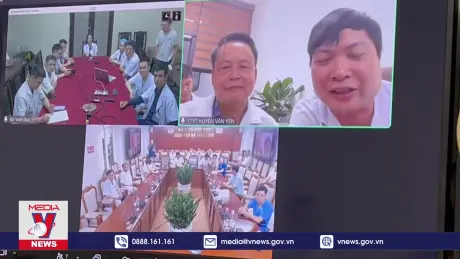 Hội chẩn từ xa xuyên đêm cấp cứu các bệnh nhân bị vùi lấp