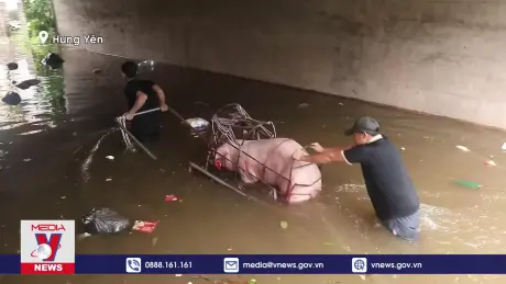 Hưng Yên phát lệnh báo động 2 trên sông Hồng và sông Luộc