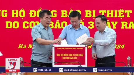 Đảng ủy Khối Doanh nghiệp Trung ương ủng hộ đồng bào vùng bão lũ