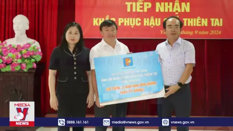 Petrolimex ủng hộ 12 tỷ đồng để khắc phục thiệt hại mưa lũ