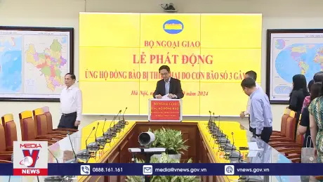 Bộ Ngoại giao ủng hộ đồng bào bị thiệt hại do cơn bão số 3