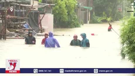 Thái Bình khẩn trương di dân tránh lũ