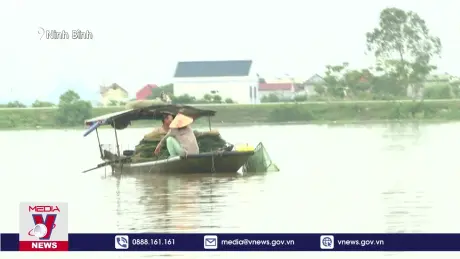 Ninh Bình di dời dân vùng phân lũ, xả lũ