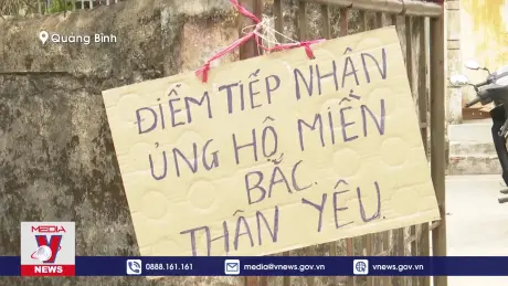 Quảng Bình hướng về đồng bào các tỉnh phía Bắc