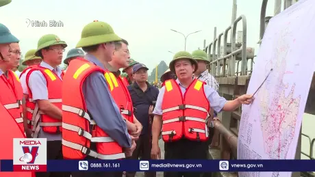 Trưởng ban Tổ chức Trung ương kiểm tra công tác phòng, chống mưa lũ