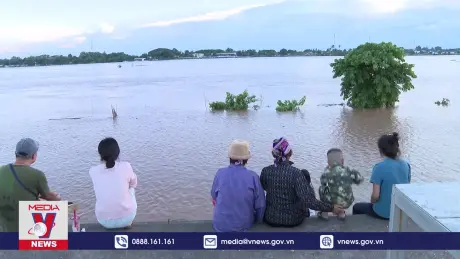 Bão Yagi gây thiệt hại nặng nề ở các tỉnh Bắc Lào