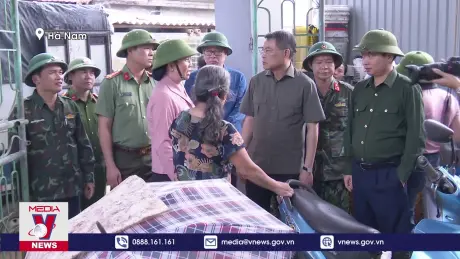 Kiểm tra công tác phòng, chống lụt bão tại Hà Nam