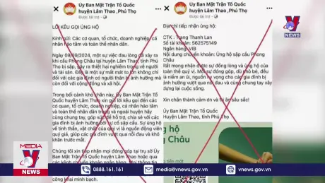 Cảnh báo lừa đảo từ thiện hỗ trợ đồng bào vùng bão lũ