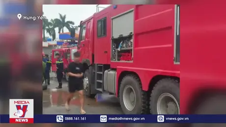 Hưng Yên kịp thời dập tắt hỏa hoạn cạnh cây xăng