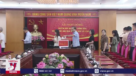 Ban Nội chính Trung ương quyên góp ủng hộ đồng bào vùng bão, lũ