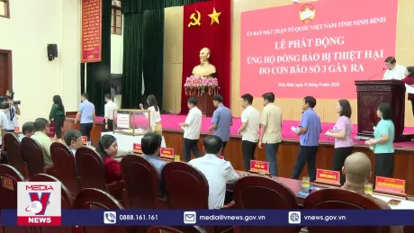 Ninh Bình chia sẻ với đồng bào bị thiệt hại do mưa lũ