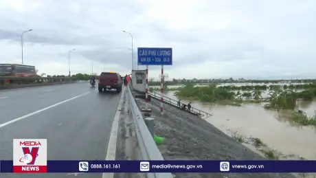 Đảm bảo an toàn công trình tại các vị trí cầu vượt sông