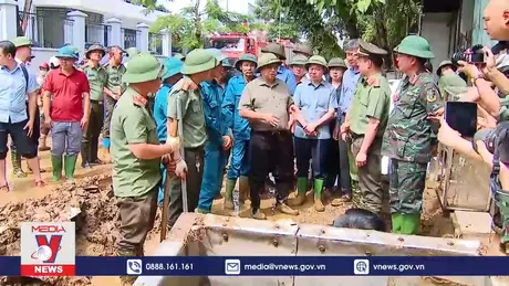 Thủ tướng thị sát tình hình khắc phục thiên tai tại Yên Bái