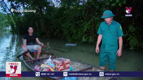 Nhiều khu vực tại Tuyên Quang vẫn bị cô lập