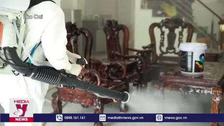 Lào Cai tập trung tiêu độc khử trùng sau lũ