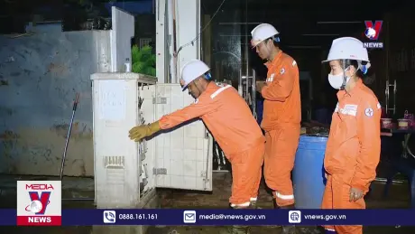 Lào Cai nỗ lực cấp điện trở lại phục vụ người dân