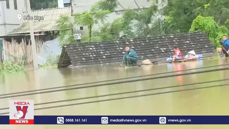 Bắc Kạn còn gần 300 hộ vẫn bị ngập sâu, cô lập