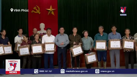 Chủ nhiệm Uỷ ban Kiểm tra Trung ương động viên người dân Vĩnh Phúc