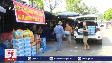 Tình cảm Lai Châu dành cho đồng bào vùng thiên tai