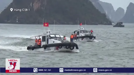 Vùng Cảnh sát biển 1 tích cực tham gia tìm kiếm cứu nạn trong bão số 3