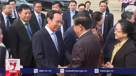 Tổng Bí thư, Chủ tịch nước Lào kết thúc tốt đẹp chuyến thăm cấp Nhà nước đến Việt Nam