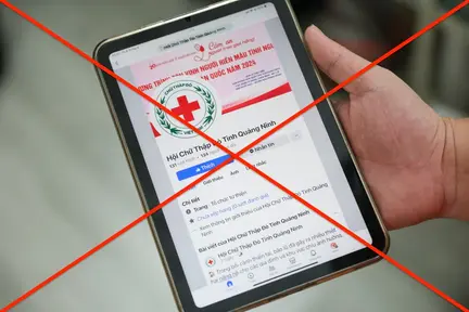 Không chuyển tiền vào những tài khoản giả mạo Mặt trận Tổ quốc Việt Nam để ủng hộ đồng bào bị thiệt hại do bão số 3