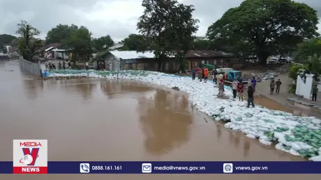 Công tác phòng chống lũ lụt ở Lào vẫn ở mức an toàn