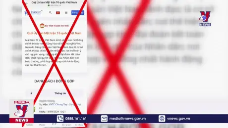 Cảnh báo nhiều tài khoản giả mạo MTTQ kêu gọi sự ủng hộ