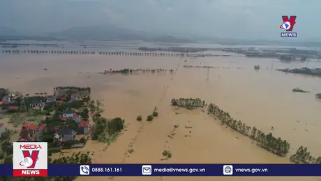 Ngập lụt dự báo còn kéo dài ở 8 tỉnh miền Bắc