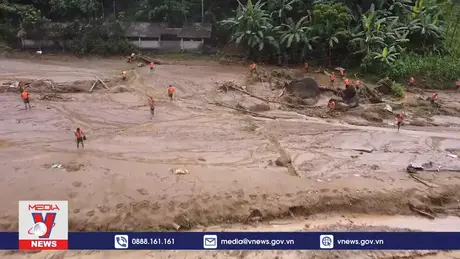 Đến ngày 15/9 còn 14 người mất tích tại thôn Làng Nủ