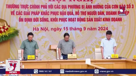 Hội nghị Chính phủ với địa phương khắc phục hậu quả bão Yagi